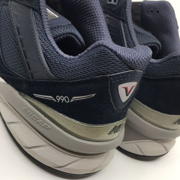 NWT Women’s New Balance MADE in USA 990v5 Core in Navy. Size 11 1/2 Narrow - Picture 12 of 17
